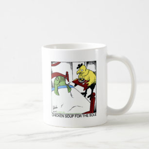 Kippensoep 4 Zielige Grappige Vis/Kip Cadeaus T-sh Koffiemok