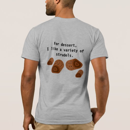 Kippensoep met noedels t-shirt (Achterkant)