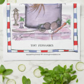 kippensoep recept, tantaarnandes teatowel theedoek (Gevouwen)
