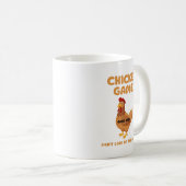 Kippenspel Kijk niet naar de kip Koffiemok (Voorkant rechts)