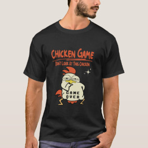 Kippenspel Kijk niet naar dit grappige kip T-shirt