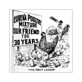 kippenstempel rubberstempel (Afrduk)