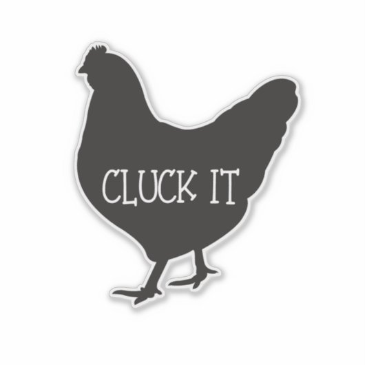 Kippensticker Sticker (Voorkant)