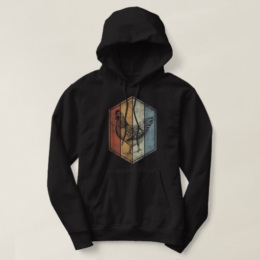 Kippenstift drie van mijn favoriete dingen hoodie (Design voorkant)