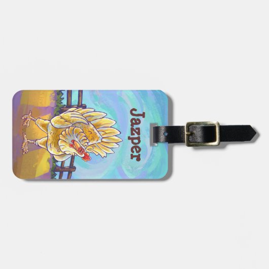 Kippenstift en Accessoires Bagagelabel (Voorkant horizontaal)