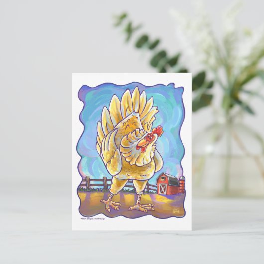 Kippenstift en Accessoires Briefkaart (Staand voorkant)