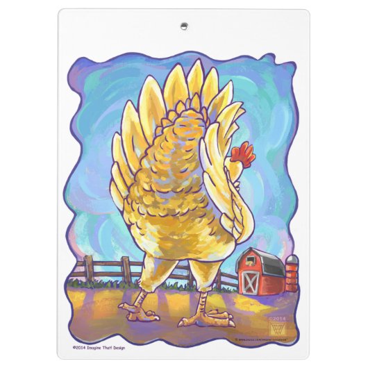 Kippenstift en Accessoires Klembord (Achterkant)