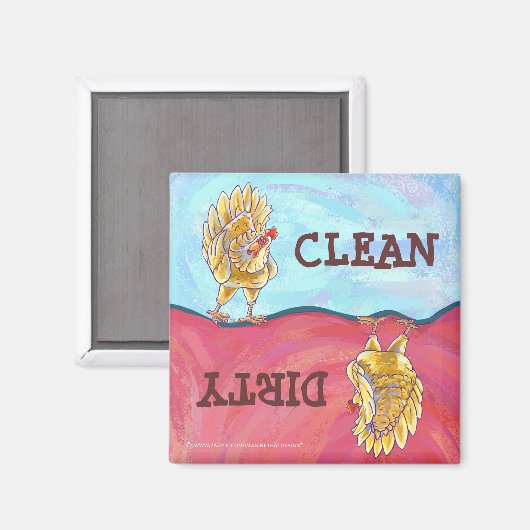 Kippenstift en Accessoires Magneet (Voorkant / Achterkant)