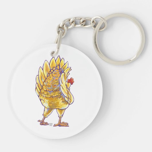 Kippenstift en Accessoires Sleutelhanger (Achterkant)