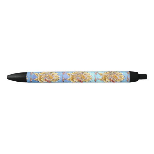 Kippenstift en Accessoires Zwarte Inkt Pen (Voorkant)