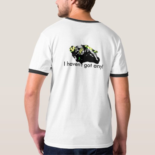 Kippenstrepen T-shirt (Achterkant)