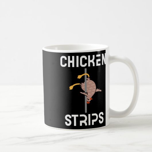 Kippenstrips Grappige Dansende Kip Bbq Barbecue  Koffiemok (Rechts)