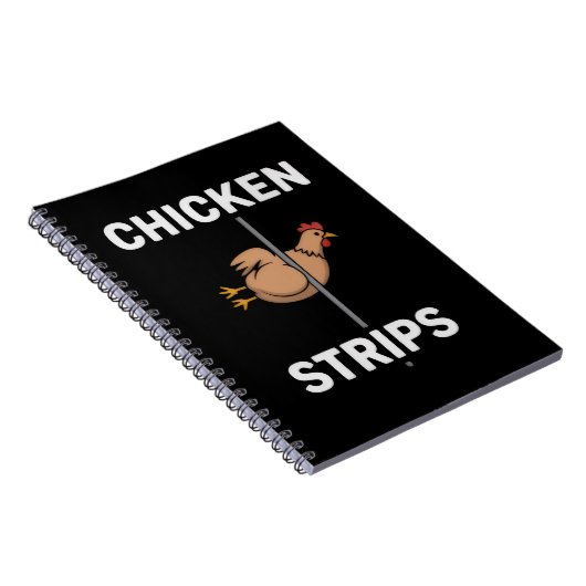 Kippenstrips Pun Grappige Grappen Sarcasme Leven Notitieboek (Rechterzijde)