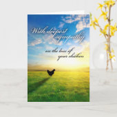 Kippensympathiekaart Kaart (Gele Bloem)