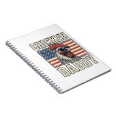 Kippenvader Antieke Haan Patriottisch Notitieboek (Rechterzijde)