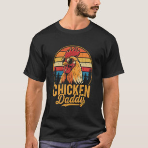 Kippenvader Grappige Haan Retro Pluimvee Boerderij T-shirt