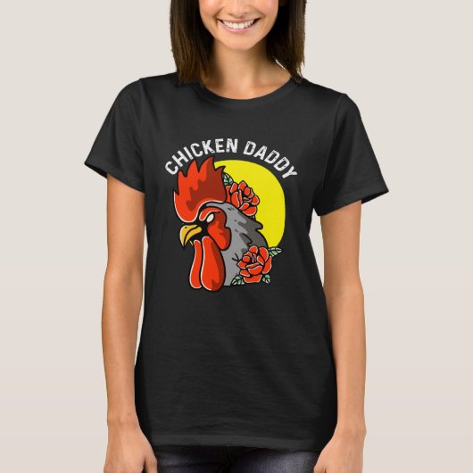 Kippenvader Kippenboer T-shirt (Voorkant)