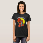Kippenvader Kippenboer T-shirt (Voorkant volledig)