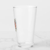 Kippenvader Vintage Haan Patriottisch Glas (Links)