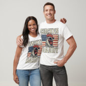 Kippenvader Vintage Haan Patriottisch T-shirt (Unisex)
