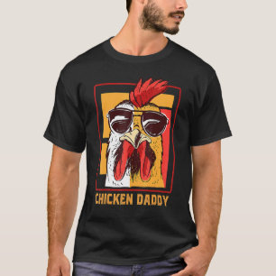 Kippenvader Vintage Pluimveeboer Haan Dragend T-shirt