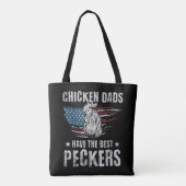 Kippenvaders hebben de beste pikkers ooit grappige tote bag (Achterkant)