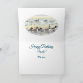 Kippenvel-achtig Geweldige Oom Leuke Verjaardagska Kaart (Binnen)