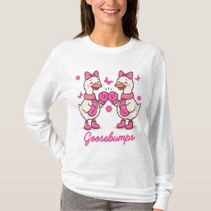 Kippenvel borstkanker bewustzijn ganzen t-shirt