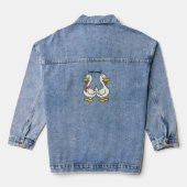 Kippenvel Denim Jacket (Achterkant)