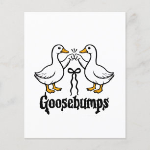 Kippenvel Domme Gans Grappige Beste Vrienden Flyer