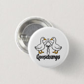 Kippenvel Domme Gans Grappige Beste Vrienden Ronde Button 3,2 Cm (Voorkant /achterkant)