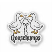 Kippenvel Domme Gans Grappige Beste Vrienden  Sticker (Voorkant)