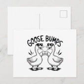 Kippenvel Feestdagenkaart (Voorkant / Achterkant)