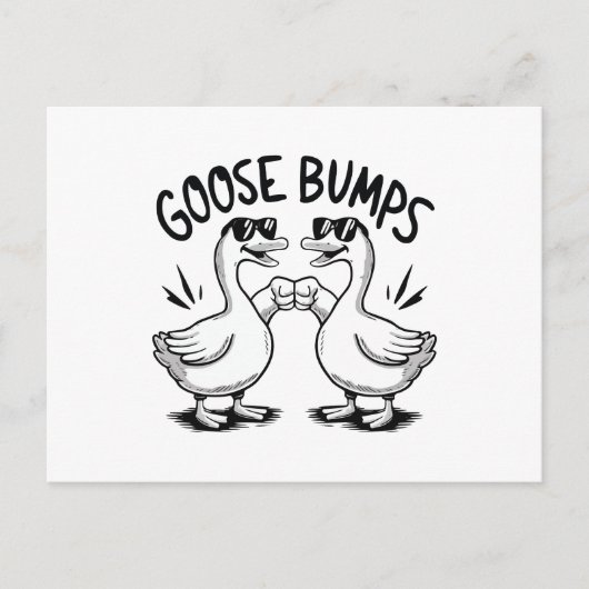 Kippenvel Feestdagenkaart (Voorkant)