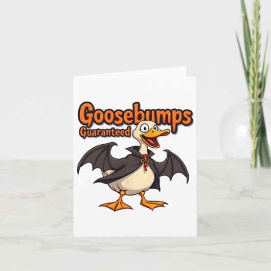 Kippenvel Gegarandeerd Grappige Halloween Kaart (Voorkant)
