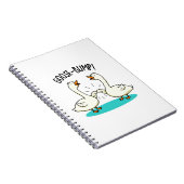 Kippenvel Grappige dier grap Notitieboek (Rechterzijde)