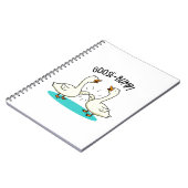 Kippenvel Grappige dier grap Notitieboek (Linkerzijde)