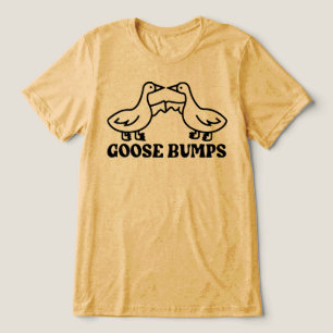 Kippenvel Grappige Gans Woordgrapje Tri-Blend Shirt
