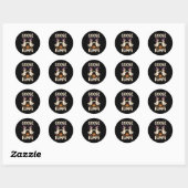 Kippenvel Grappige Halloween Grappige Meme Grappig Ronde Sticker (Vel)