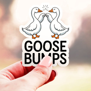 Kippenvel  Grappige Vogel Vrienden Vinyl Sticker