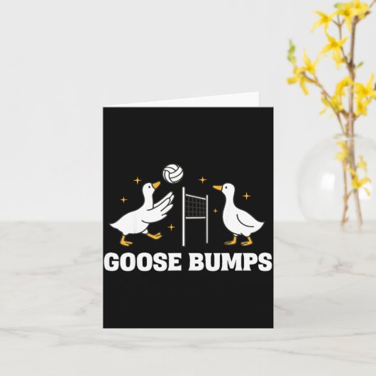 Kippenvel Volleybal  Kaart (Gele Bloem)