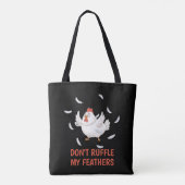 Kippenveren Tote Bag (Achterkant)