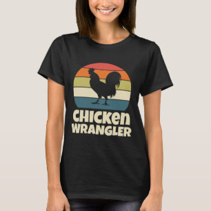 Kippenverzorger Boer Haan Fokkerij Retro Vint T-shirt