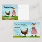 Kippenvlees Boerderij Rus Biologisch Contactkaartje (Voorkant / Achterkant)