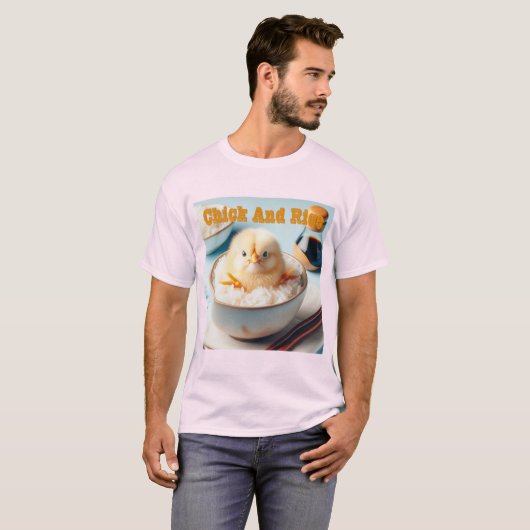 Kippenvlees en rijst # 3 t-shirt (Voorkant volledig)