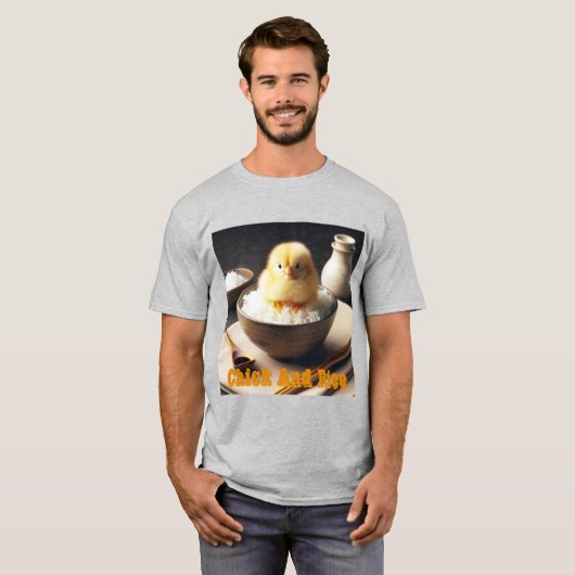 Kippenvlees en rijst # 5 t-shirt (Voorkant volledig)
