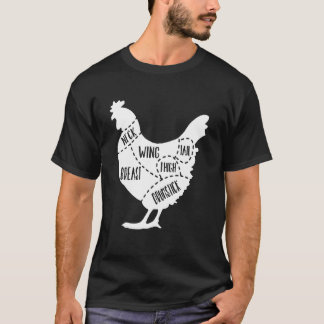 Kippenvlees Sneden T-shirt