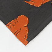 Kippenvleugel fleece deken, alle maten (Hoek)