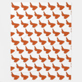 Kippenvleugel fleece deken, alle maten deken (Voorkant)