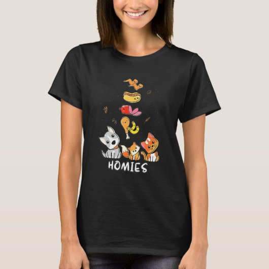 Kippenvleugel Kippenvleugel Hotdog Balans T-shirt (Voorkant)
